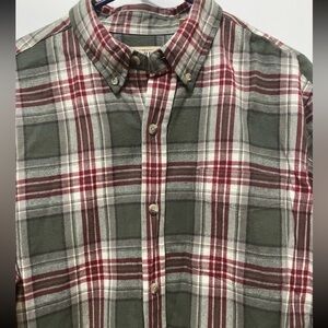 RedHead Men's Plaid Flannel Button-Down Shirt size Large